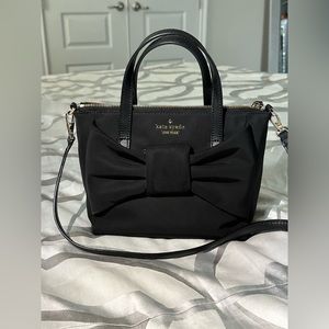 Black Kate Spade Bow Purse